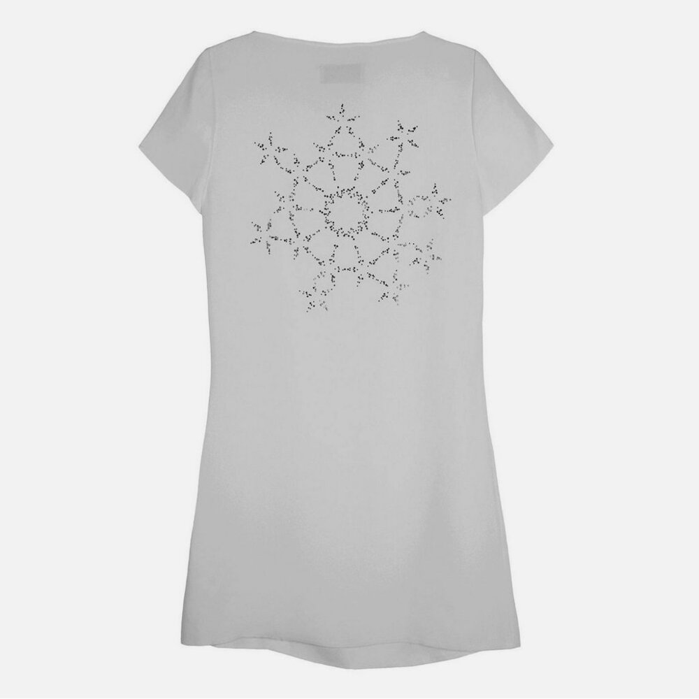 Zadig & Voltaire Deluxe Rani Bis White Embellished Dress